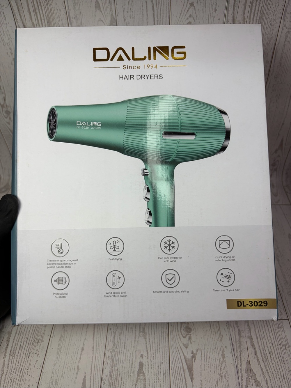 Darling DL-3029 Mint Green Hair Dryer